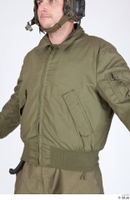 Photos Army Parachutist in uniform 1 Army Parachutist suit jacket upper body 0002.jpg